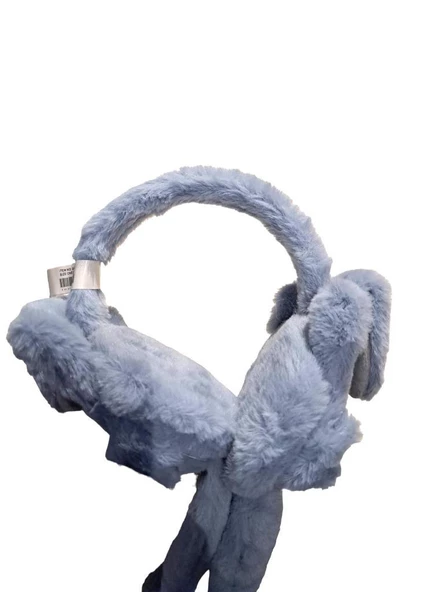 Peluş Kulaklık Hareketli Peluş Çocuk Kulaklığı  MAVİ - 5