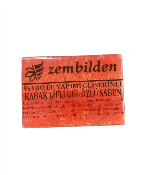 ZBD KABAK LİFLİ GÜL ÖZLÜ SABUN 120 gr