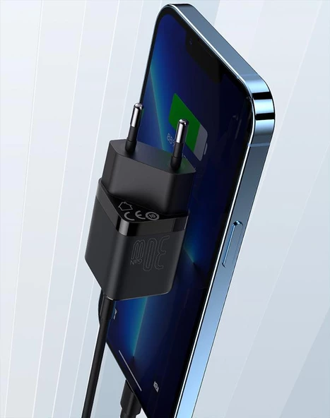 Baseus Gan3 Seri PD3.0, QC4+ PPS 30W Şarj Başlık İphone Şarj İphone 11 12 13 14 15 Pro Max Şarj Başlık - 9