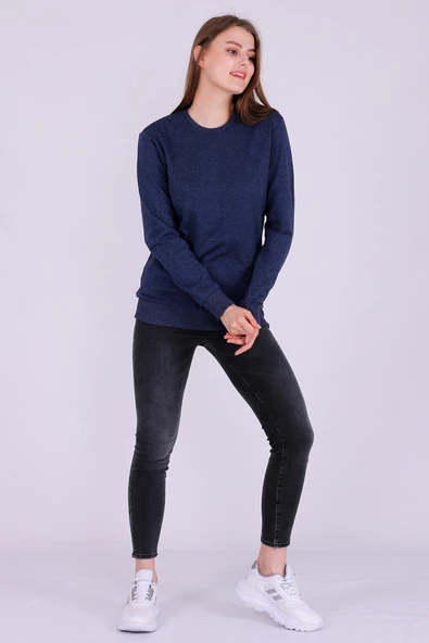 İndigo Basic Kadın 2 iplik Sweatshirt - 4