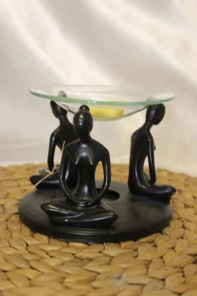 Buhurdanlık Siyah Buhardanlık Şiva Kızlar Cam Yoga - 2