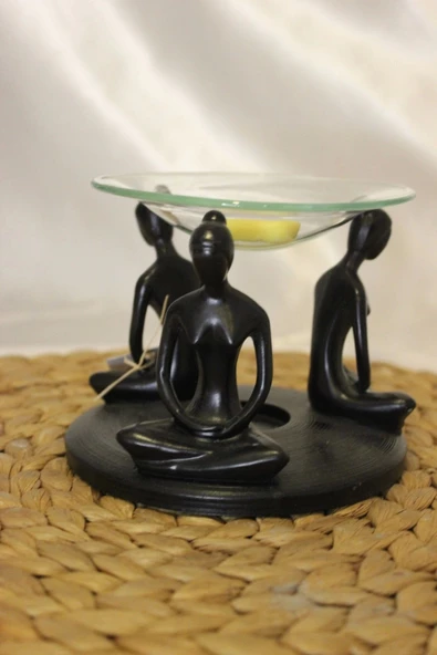 Buhurdanlık Siyah Buhardanlık Şiva Kızlar Cam Yoga - 3