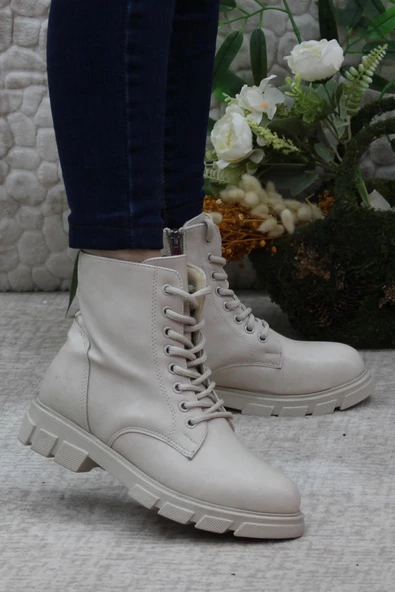 Mehmet Mete 40-28 Sıcak Astar Kaymaz Taban Postal Kadın Bot - Resim 7