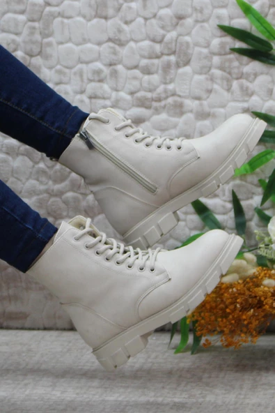 Mehmet Mete 40-28 Sıcak Astar Kaymaz Taban Postal Kadın Bot - Resim 6