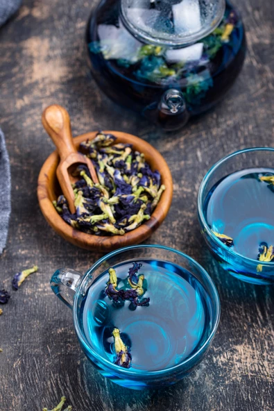 Çay Butterfly Pea Flower Tea Mavi Kelebek Sarmaşığı Çayı Deluxe Seri  25 Gr - 2