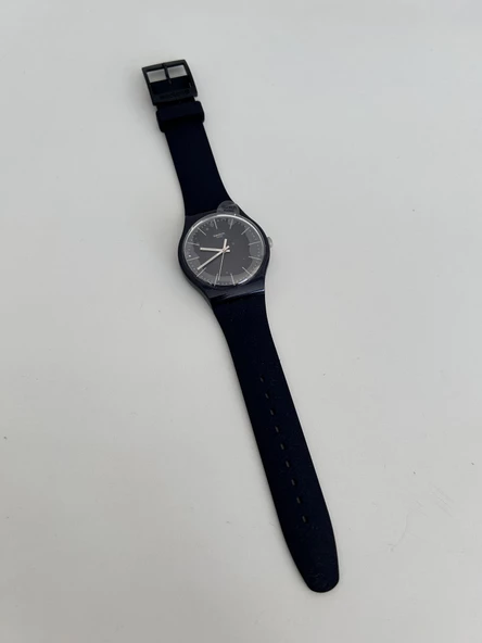 Swatch Naitbanyang 41mm Silikon Kordon Unisex Kol Saati SUON136 - Resim 7