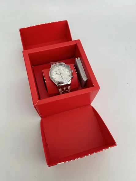 Swatch Crystal Cascade 40mm Çelik Kordon Erkek Kol Saati YCS580G - 7