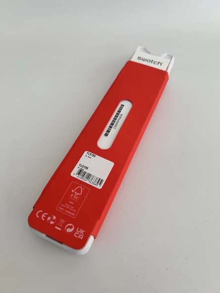 Swatch Blusharound 34mm Silikon Kordon Kadın Kol Saati YLS199 - Resim 7