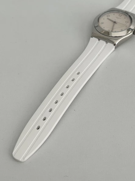 Swatch Blusharound 34mm Silikon Kordon Kadın Kol Saati YLS199 - Resim 8