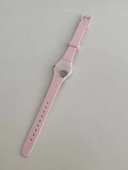 Swatch Pink Mixing 25mm Silikon Kordon Kadın Kol Saati LP155 - Resim 7