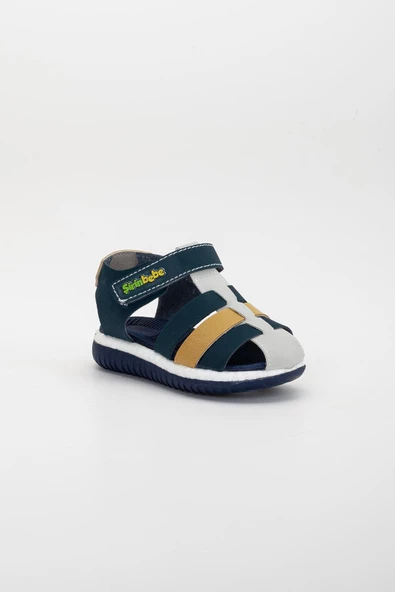 Şirin Bebe Ortopedik Kafes Buz Sarı Erkek Bebek Sandalet - 4
