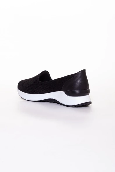 Siyah Anorak Kadın Spor Ayakkabı - Resim 4