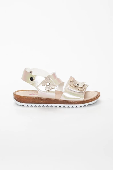 Şirin Genç Ortopedik Kelebek Sedef Kız Çocuk Sandalet - Resim 2