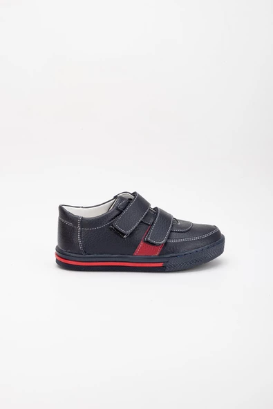 Şirinbebe Şiringenç Ortopedik Cırtlı Kalın Taban  Kırmızı Erkek Çocuk Ayakkabı - Resim 2