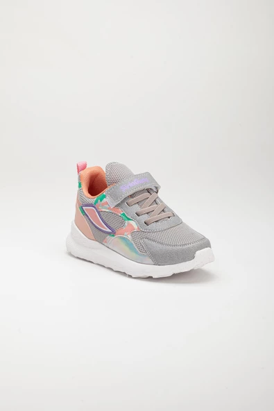 Şirinbebe Şiringenç Yüksek Taban Gri Kız Çocuk Spor Ayakkabı - Resim 3