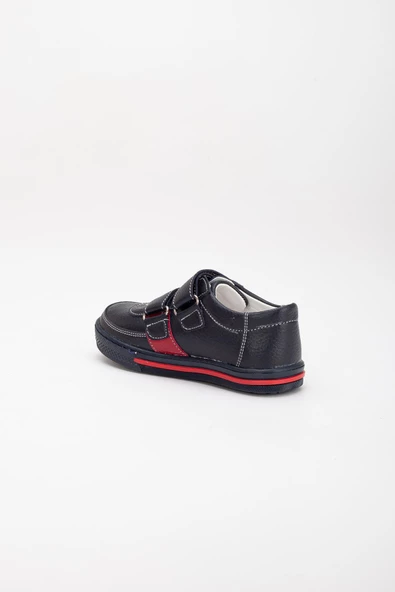 Şirinbebe Şiringenç Ortopedik Cırtlı Kalın Taban  Kırmızı Erkek Çocuk Ayakkabı - Resim 4