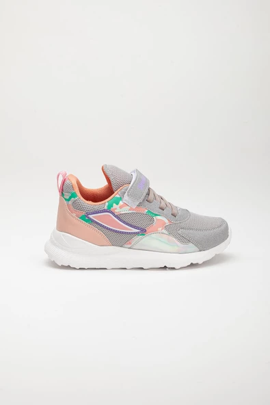 Şirinbebe Şiringenç Yüksek Taban Gri Kız Çocuk Spor Ayakkabı - Resim 2