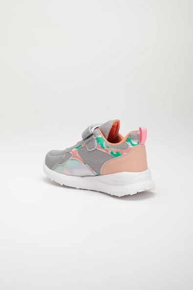 Şirinbebe Şiringenç Yüksek Taban Gri Kız Çocuk Spor Ayakkabı - Resim 4