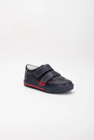 Şirinbebe Şiringenç Ortopedik Cırtlı Kalın Taban  Kırmızı Erkek Çocuk Ayakkabı - Resim 3