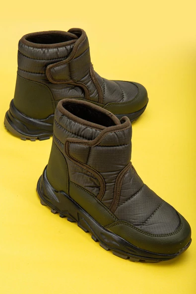 ŞirinGenç Ortopedik Cırtlı Paraşut Haki Erkek Çocuk Bot ürün görseli