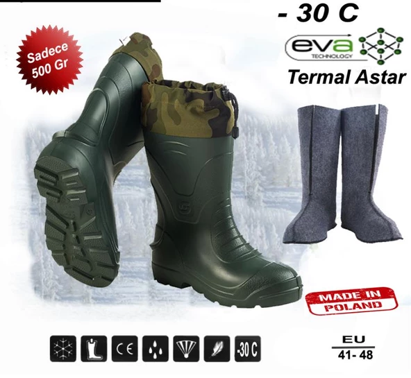 Camminare Voyager Camo EVA Çizme (-30°C) Sadece 500 Gr