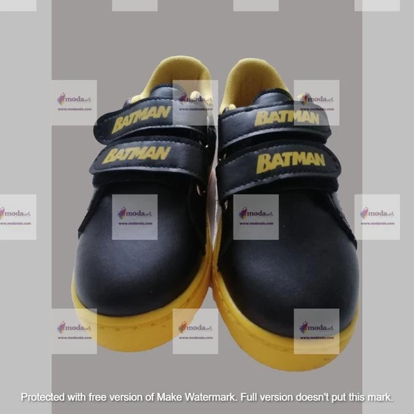 MODAVALS ÇİZGİ FİLM KARAKTERLİ BATMAN ERKEK ÇOCUK SPOR AYAKKABI - 3