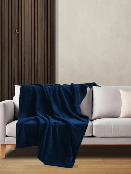 Wellsoft Battaniye Televizyon Battaniyesi Peluş Polar Battaniye Tek Kişilik 170*230 - 2