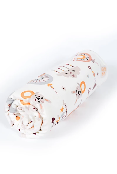 Yumuşak Bebek Battaniyesi Hayal Bahçesi Kuzu Tüyü Battaniye 80x100 cm LTD9101 - 5