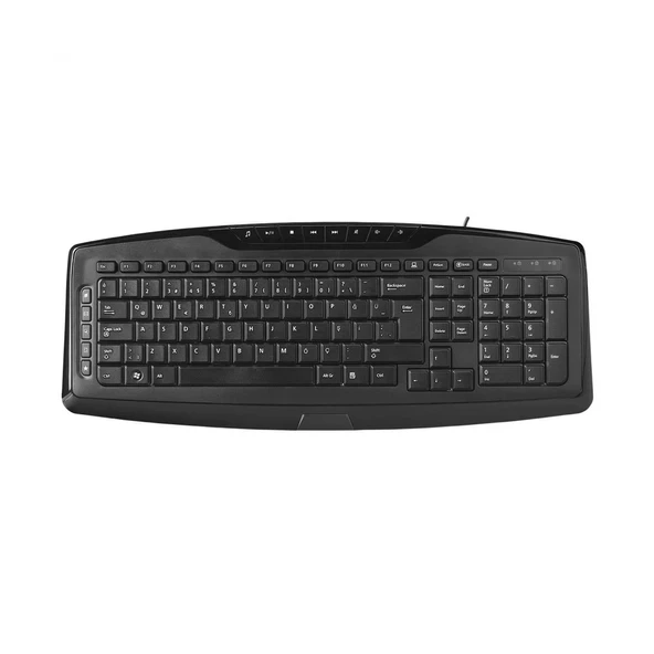 Everest KB-920 Siyah USB Full Boy Q Ofis 14 Multimedia Tuşlu Klavye