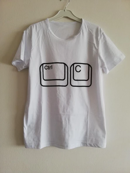 MODAVALS CTRL C/CTRL V BABA ÇOCUK TSHIRT AİLE KOMBİN - BEYAZ - 4