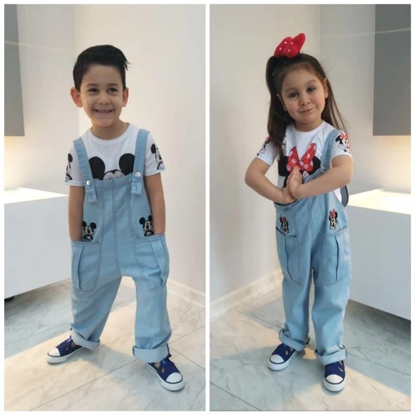 MODAVALS MINNIE & MICKEY TULUM KARDEŞ KOMBİN MICKEY BAHÇIVAN TULUM & TSHIRT - 7