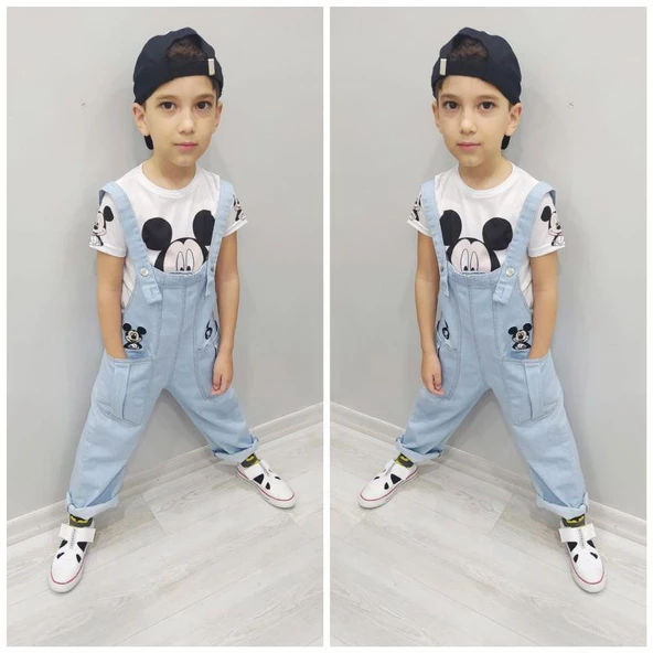 MODAVALS MINNIE & MICKEY TULUM KARDEŞ KOMBİN MICKEY BAHÇIVAN TULUM & TSHIRT - 5