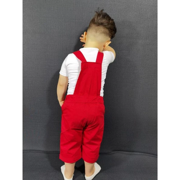 MODAVALS GABARDİN KARDEŞ KOMBİN MICKEY TULUM & TSHIRT KOMBİN - KIRMIZI - 6