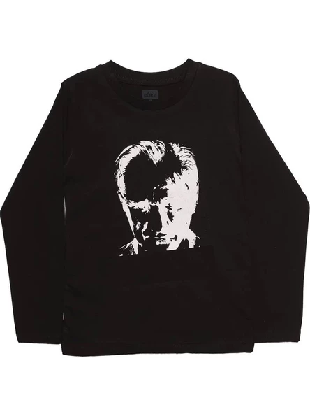 MODAVALS 23 NİSAN 19 MAYIS 29 EKİM 10 KASIM OKUL GÖSTERİ UNISEX ÇOCUK ATATÜRK & İMZA BASKILI UZUN KOL BADİ - SİYAH - 3