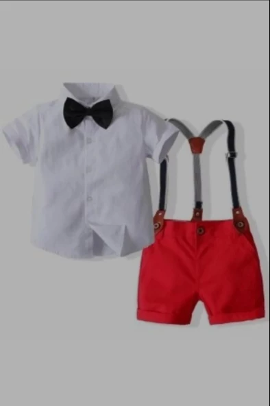 MODAVALS KARDEŞ KOMBİN 4 PARÇA ERKEK ÇOCUK ŞORTLU TAKIM - 8