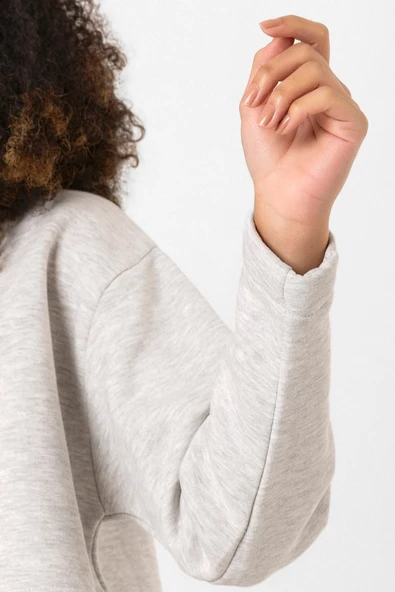 Big Bang Theory Bang Logo Grimelanj Kadın Crop Kapşonlu - Resim 2