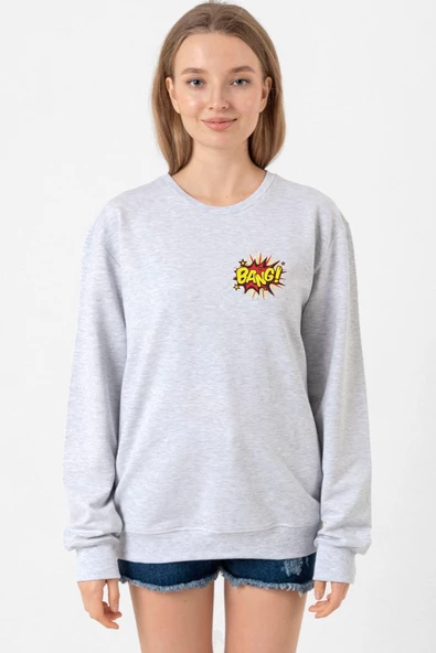 Big Bang Theory Bang Logo Grimelanj Kadın 2ip Sweatshirt