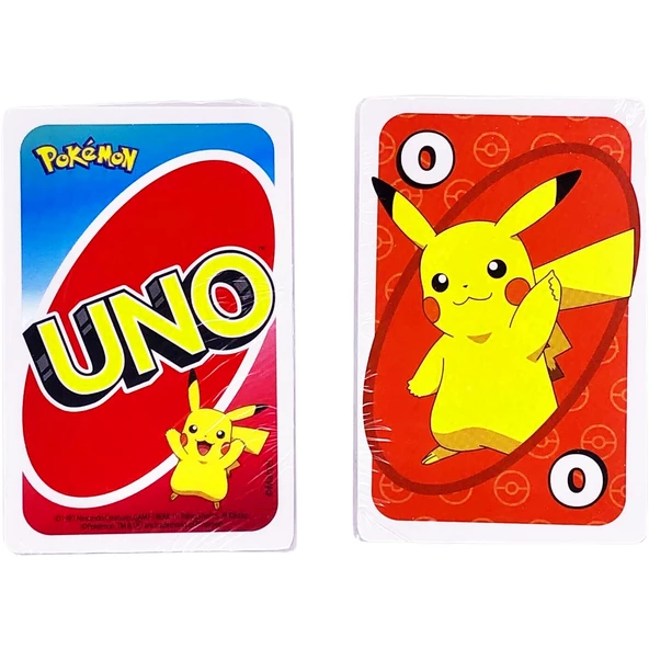Uno Pokemon Özel Seri Uno Oyun Kartları - Resim 4