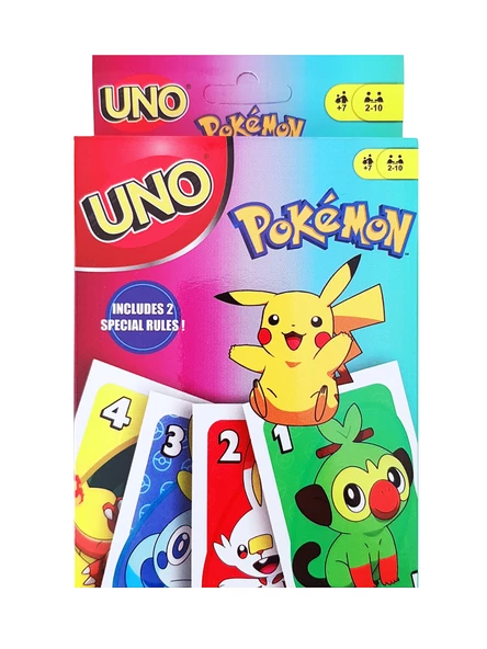 Uno Pokemon Özel Seri Uno Oyun Kartları - Resim 2