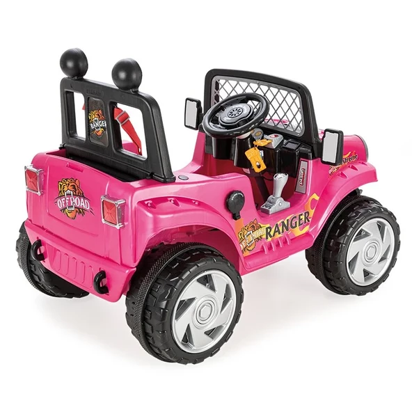 Pilsan Ranger Uzaktan Kumandalı Akülü Araba 12 Volt 05-107 Metalik Pembe - 3