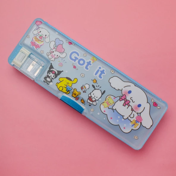 Kawai Sanrio Cinnamaroll Tasarımlı Kalemtraşlı  Kalemlik