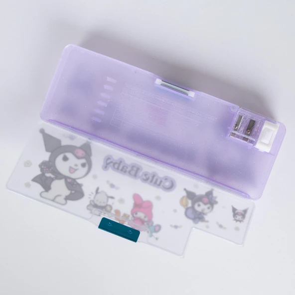 Kawai Sanrio Kuromi  Kalemtraşlı Kalemlik - 3