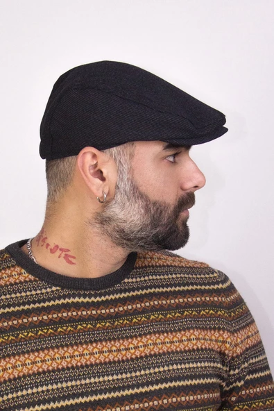 Erkek İnce desenli Kasket - Resim 2