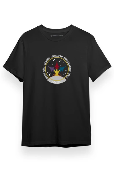 Transformers The Trine Siyah Kısa kol Erkek Tshirt