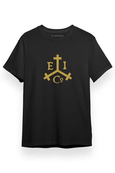 Pirate Of The Carribean East India Trading Logo Siyah Kısa kol Erkek Tshirt ürün görseli