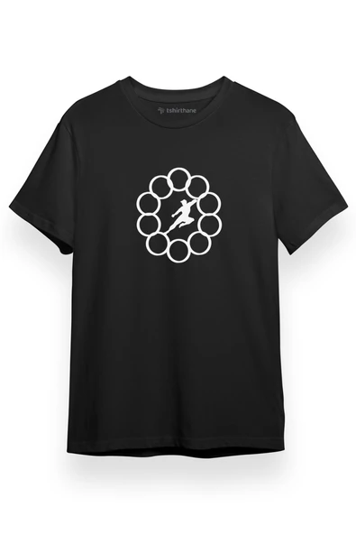 Shang-Chi And The Legend Of The Ten Rings Symbol Siyah Kısa kol Erkek Tshirt ürün görseli