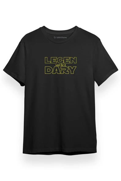 How I Met Your Mother Legendary Siyah Kısa kol Erkek Tshirt ürün görseli