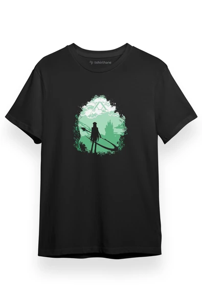 Hunter x Hunter Anime Essential Siyah Kısa kol Erkek Tshirt