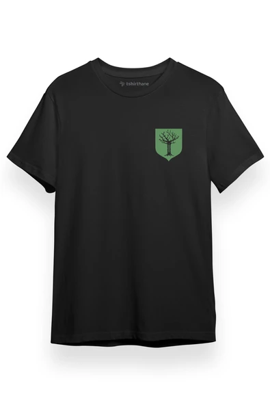 GOT House Forrester Siyah Kısa kol Erkek Tshirt