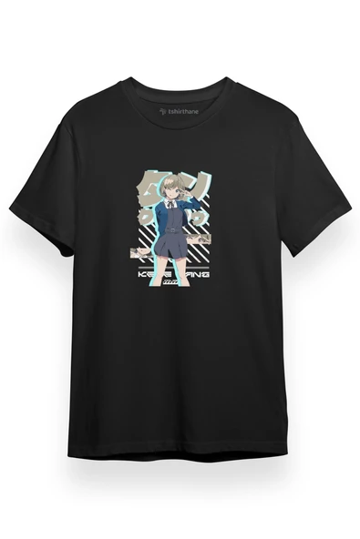 Love Live Anime Keke Tang Poster Siyah Kısa kol Erkek Tshirt ürün görseli
